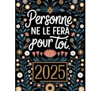 Agenda Semainier 2025 A4 Grand Format: Joli Planificateur Hebdomadaire 2 Pages 1 Semaine , avec Heures - Fleur Fleuri