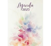 AGENDA SEMAINIER 2025: Planificateur Organisateur Hebdomadaire avec heures | 2 Pages Par Semaine | Format A4
