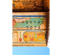 Agenda Semainier 2026 - 125 Pages - 1 Semaine sur 2 Pages - Couverture Thème Egypte