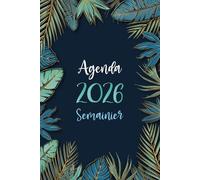 Agenda Semainier 2026 A5 Horizontale: Planificateur Hebdomadaire | 12 Mois, de Janvier à Décembre | Planner Français avec Vue Semaine sur Deux Pages