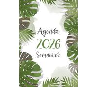 Agenda Semainier 2026 A5: Planificateur Hebdomadaire Horizontale | 12 Mois, de Janvier à Décembre | Planner Français avec Vue Semaine sur Deux Pages