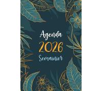 Agenda Semainier 2026: Planificateur Hebdomadaire Horizontale | 12 Mois, de Janvier à Décembre | Planner Français avec Vue Semaine sur Deux Pages