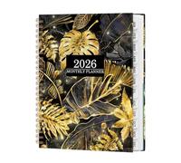Agenda semanal 2026, agenda de escritura , agenda diaria 2026 con pestañas mensuales, para escuela, académico, profesor, estudiante, aula, oficina, trabajo, planificación, estudio, familia