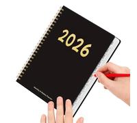 Agenda semanal 2026 - Agenda semanal y mensual de enero a diciembre de 2026 | Organizador para la escuela, el trabajo y el hogar | Con espacio para notas | Para estudiantes, profesores, planificadores