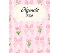 Agenda Semanal 2026 Coquette, Planificador Semanal 2026, Enero a diciembre fechado, Tu Mejor Versión, Reflexiones, Crecimiento Personal, Hábitos Formato Carta 8.5"x11": Versión interna a color