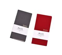 Agenda semanal de bolsillo sin fecha, planificador, organizador, agenda anual, mensual, semanal en cuaderno A6