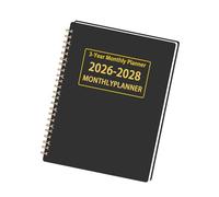 Agenda semanal diaria 2026-2028 de 36 meses, planificador académico de encuadernación de doble bobina para agenda diaria, prioridades, planificación, estudio, cuaderno