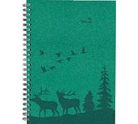 Agenda semanal Nature Line Forest 2023 - Agenda de bolsillo A5 - 1 semana en 2 páginas - encuadernación de anillas - 128 páginas - Calendario medioambiental - con tapa dura - Alpha Edition