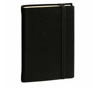 Quo Vadis 617014Q - Agenda 12 meses DAILY POCKET ENE - DIC 24 Multilingüe 1 día página 8,8x13cm SILK Negro