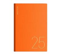 Agenda semanal y mensual 2025, cuaderno diario A5, agenda diaria de piel sintética, agenda anual 2025, diario para actividades, eventos, objetivos de trabajo