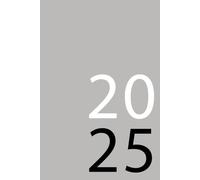Agenda Settimanale 2025 Verticale | Calendario 2025 | Calendario 2026 | 12 Mesi da Gennaio a Dicembre 2025 | La Settimana su una doppia pagina | Pianificatore Italiano | Colore Grigio