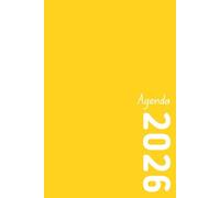 Agenda settimanale 2026 A5 gialla: Diario/Planner settimanale - 12 mesi - Calendario mensile e annuale - Note - To Do - Promemoria - Copertina rigida gialla
