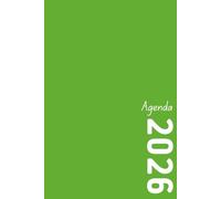Agenda settimanale 2026 A5 verde: Diario/Planner settimanale - 12 mesi - Calendario mensile e annuale - Note - To Do - Promemoria - Copertina flessibile verde