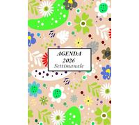 Agenda settimanale 2026 a5 verticale: 12 mesi da Gennaio 2026 a Dicembre 2026, La settimana su una doppia pagina