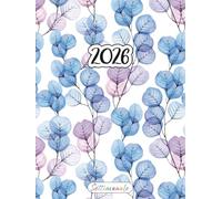 Agenda Settimanale 2026 Formato A4: Grande Planner | 12 Mesi Gennaio-Dicembre | La Settimana su una doppia pagina | Pianificatore Italiano | Coordinatrice del Caos