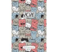 Agenda Settimanale 2026 Gatti: Carino Pianificatore Verticale 2026 | 12 Mesi, da Gennaio a Dicembre | Planner Italiano con Vista Settimana su Due Pagine | Coordinatrice del Caos