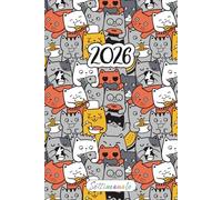 Agenda Settimanale 2026 Gatti Orizzontale: Pianificatore 2026 | 12 Mesi, da Gennaio a Dicembre | Planner Italiano con Vista Settimana su Due Pagine