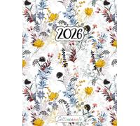 Agenda Settimanale 2026: Grande Planner A4 | 12 Mesi Gennaio-Dicembre | La Settimana su una doppia pagina | Pianificatore Italiano | Coordinatrice del Caos