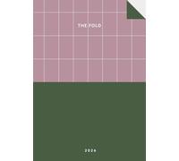 Agenda Settimanale 2026 Premium A5 in inglese: Copertina soft-touch rosa/verde - Carta crema 90g/m² - Design minimal - Organizza appunti, appuntamenti e obiettivi quotidiani