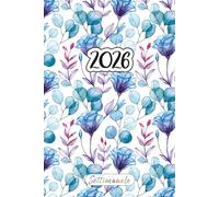 Agenda Settimanale 2026 Verticale: 12 Mesi da Gennaio a Dicembre 2026 | La Settimana su una doppia pagina | Pianificatore Italiano