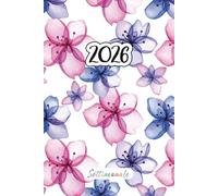 Agenda Settimanale 2026 Verticale: 12 Mesi da Gennaio a Dicembre 2026 | La Settimana su una doppia pagina | Pianificatore Italiano