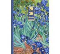 Agenda settimanale Agosto 2025 - Luglio 2026: Vincent Van Gogh, Iris | 12 mesi, Settimana su doppia pagina, Da Agosto 2025 a Luglio 2026, Formato A5 | ... per la Pianificazione Personale, l'ufficio