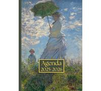 Agenda settimanale: Claude Monet, La passeggiata | 18 mesi, Settimana su doppia pagina, Da Luglio a Dicembre, Formato A5 | Calendario Mensile con Note ... Personale, l'ufficio Aziendale e il Diario