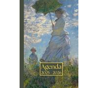 Agenda settimanale: Claude Monet, La passeggiata | 18 mesi, Settimana su doppia pagina, Da Luglio a Dicembre, Formato 6"x9" | Calendario Mensile con ... Personale, l'ufficio Aziendale e il Diario