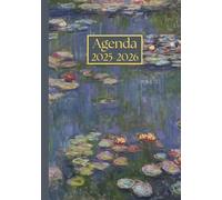 Agenda settimanale: Claude Monet, Ninfee | 12 mesi, Settimana su doppia pagina, Da Agosto a Luglio, Formato A5 | Calendario Mensile con Note | Adatto ... Personale, l'ufficio Aziendale e il Diario
