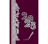 AGENDA SETTIMANALE Color Borgogna. Organizza il quotidiano con Eleganza: Compatta, flessibile, tascabile, con spazio riservato alle Note Personali. 12 mesi