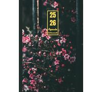 Agenda settimanale con orario Agosto 2025 - Luglio 2026: Fiori neri | 12 mesi, Intervalli di 1 ora, Da Agosto 2025 a Luglio 2026, Formato A5 | ... Personale, l'ufficio Aziendale e il Diario