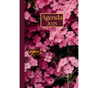 Agenda settimanale con orario: Ortensie rosa | 12 mesi, Settimana su doppia pagina, Intervalli di 1 ora, Da Gennaio a Dicembre, Formato 6" x 9" | ... Personale, l'ufficio Aziendale e il Diario