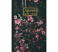 Agenda settimanale: Fiori neri | 18 mesi, Settimana su doppia pagina, Da Luglio a Dicembre, Formato 9"x6" | Calendario Mensile con Note | Adatto per ... Personale, l'ufficio Aziendale e il Diario