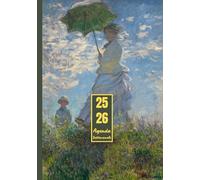 Agenda settimanale Luglio 2025 - Dicembre 2026: Claude Monet, La passeggiata| 18 mesi, Settimana su doppia pagina, Da Luglio 2025 a Dicembre 2026, ... per la Pianificazione Personale, l'ufficio