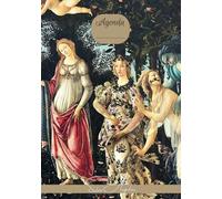 Agenda Settimanale Tascabile A5: Un viaggio quotidiano nella Primavera di Botticelli | Diario Annuale Personalizzabile | 1 Settimana su 2 Pagine