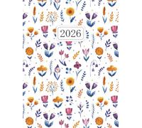 Agenda Settimanale Verticale 2026 A4: 12 Mesi da Gennaio a Dicembre 2026, Organizzatore Personale, Quaderno di Pianificazione Settimanale Giornaliera