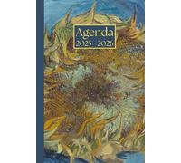 Agenda settimanale: Vincent Van Gogh, Girasole | 18 mesi, Settimana su doppia pagina, Da Luglio a Dicembre, Formato 6"x9" | Calendario Mensile con ... Personale, l'ufficio Aziendale e il Diario