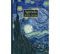 Agenda settimanale: Vincent Van Gogh, La notte stellata | 18 mesi, Settimana su doppia pagina, Da Luglio a Dicembre, Formato A5 | Calendario Mensile ... Personale, l'ufficio Aziendale e il Diario