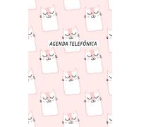 Agenda Telefónica Abecedario: Libreta de direcciones y contactos telefónicos ordenación de la A-Z | 320 registros |Listín telefónico ( cubierta de gato )