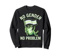 Agender Frog Sin Género No Problem Sudadera