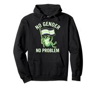 Agender Frog Sin Género No Problem Sudadera con Capucha
