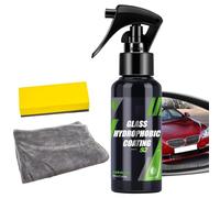 Agente a prueba de lluvia del automóvil - Spray de vidrio hidrófobo, repelente del agua del parabrisas | La barrera transparente mejora la claridad de la visibilidad, la fórmula seca rápida mejora el