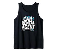 Agente de alquiler de coches Alquiler de coches Agencia de Marketing para empleados Camiseta sin Mangas