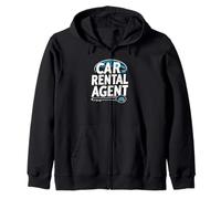 Agente de alquiler de coches Alquiler de coches Agencia de Marketing para empleados Sudadera con Capucha