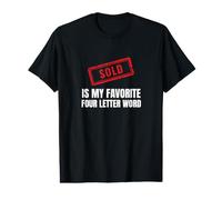 Agente de Bienes raíces Agente inmobiliario Vendedor de Casas Agente de Marketing Camiseta gráfica económica