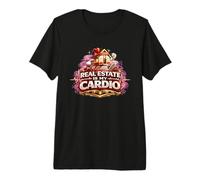 Agente de Bienes raíces Agente Real Estate is my Cardio Camiseta Premium
