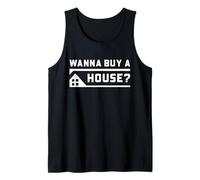 Agente de Bienes raíces Comprador Líder Humor Quiero Comprar una Casa Camiseta sin Mangas