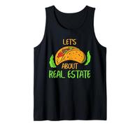 Agente de Bienes raíces Taco Pun Funny Ventas Cotización Marketing Camiseta sin Mangas