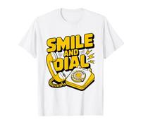 Agente De Call Center Cliente Furioso Sonrisa Falsa Enojado Camiseta