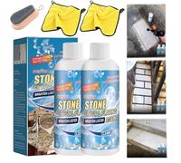 Agente de chapado de cristal de piedra, limpiador nano removedor de manchas, limpiador de piedras multisuperficie y pulido: elimina manchas, restaura el brillo, ideal para mármol, cocina, patio, patio